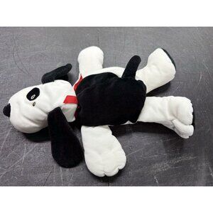 Vintage 1994 Black White Spot the Dog 17" Plush Stuffed Toy Gibson Greetings